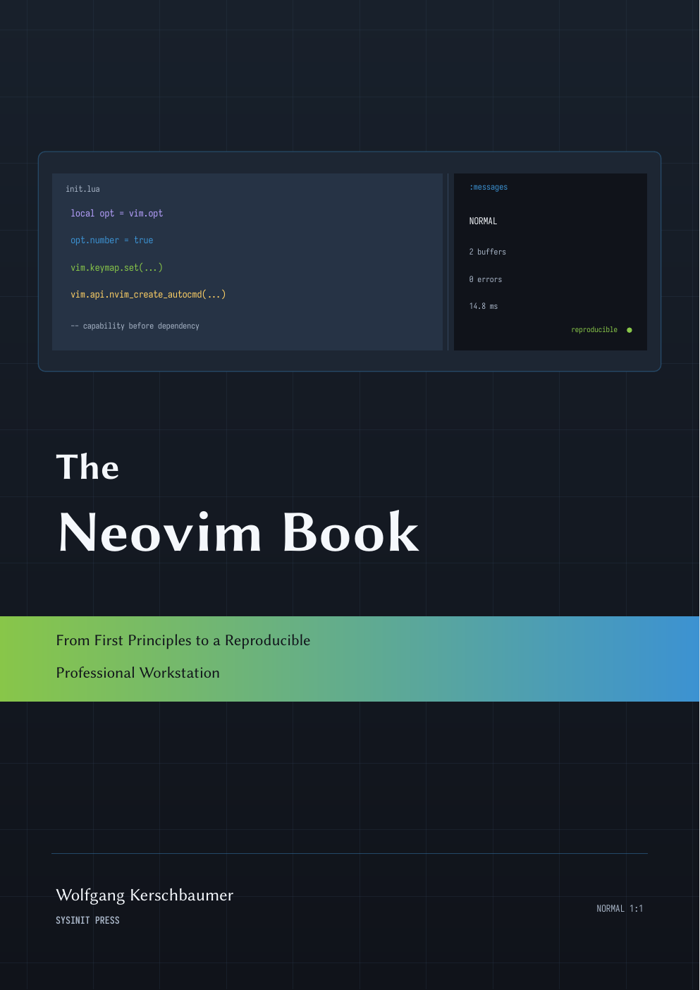Buchcover: The Neovim Book
